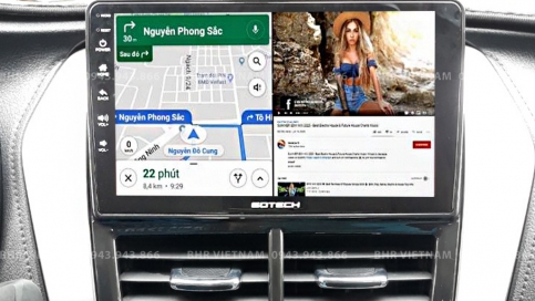 Màn hình DVD Android xe Toyota Vios 2019 - nay | Gotech GT8 Max